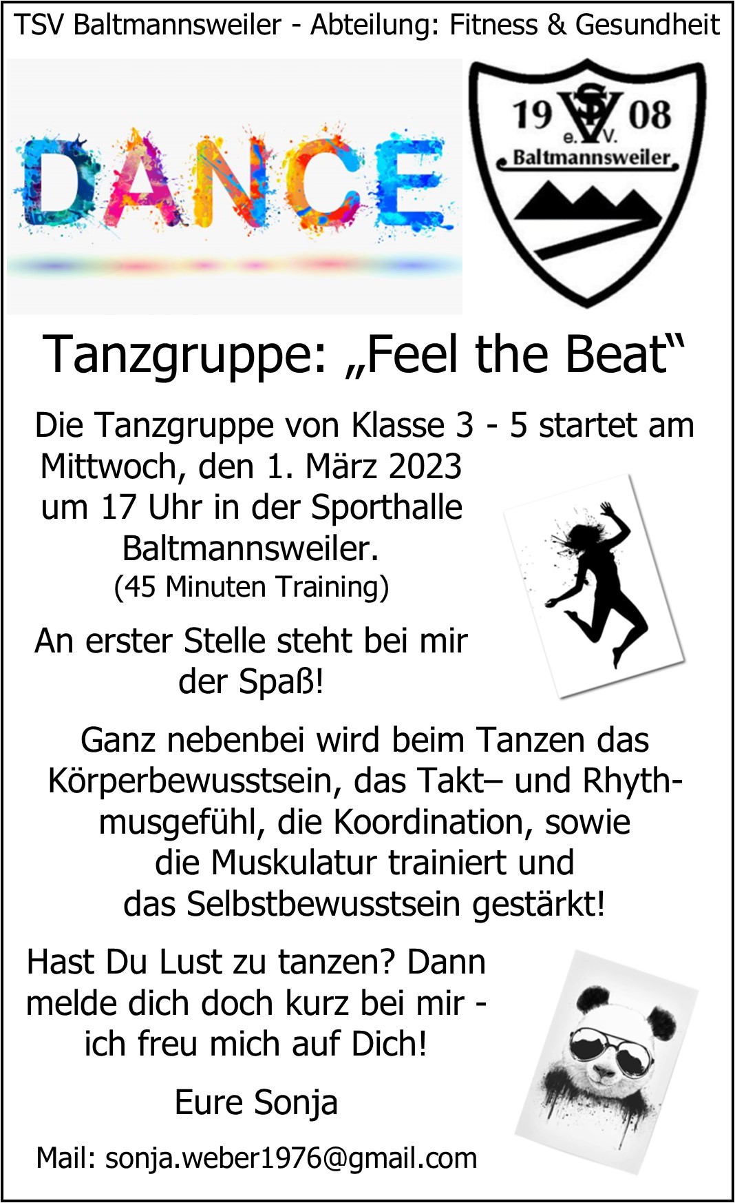 Plakat Feel the Beat 2023